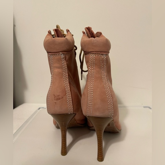 2/$50 COLIN STUART Mauve Pointy Toe Lace-Up Suede Booties, Size 10 - Picture 5 of 10